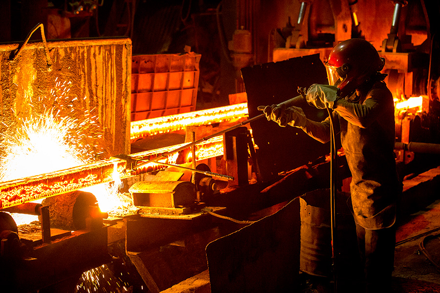 oxígeno en la industria metalúrgica