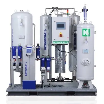 Package de production d'azote NITROBERG® 500 à 700 Plug-and-Play sur skid